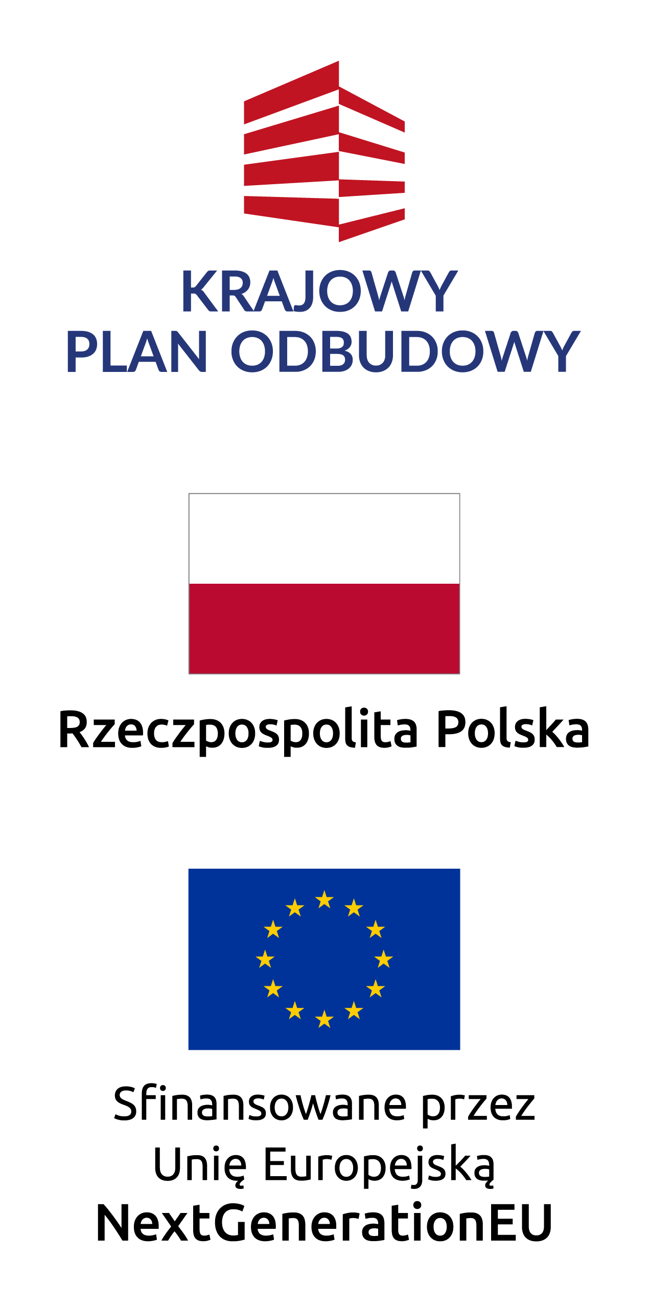 Krajowy Plan Odbudowy | Rzeczpospolita Polska | Sfinansowane przez Unię Europejską NextGenerationEU